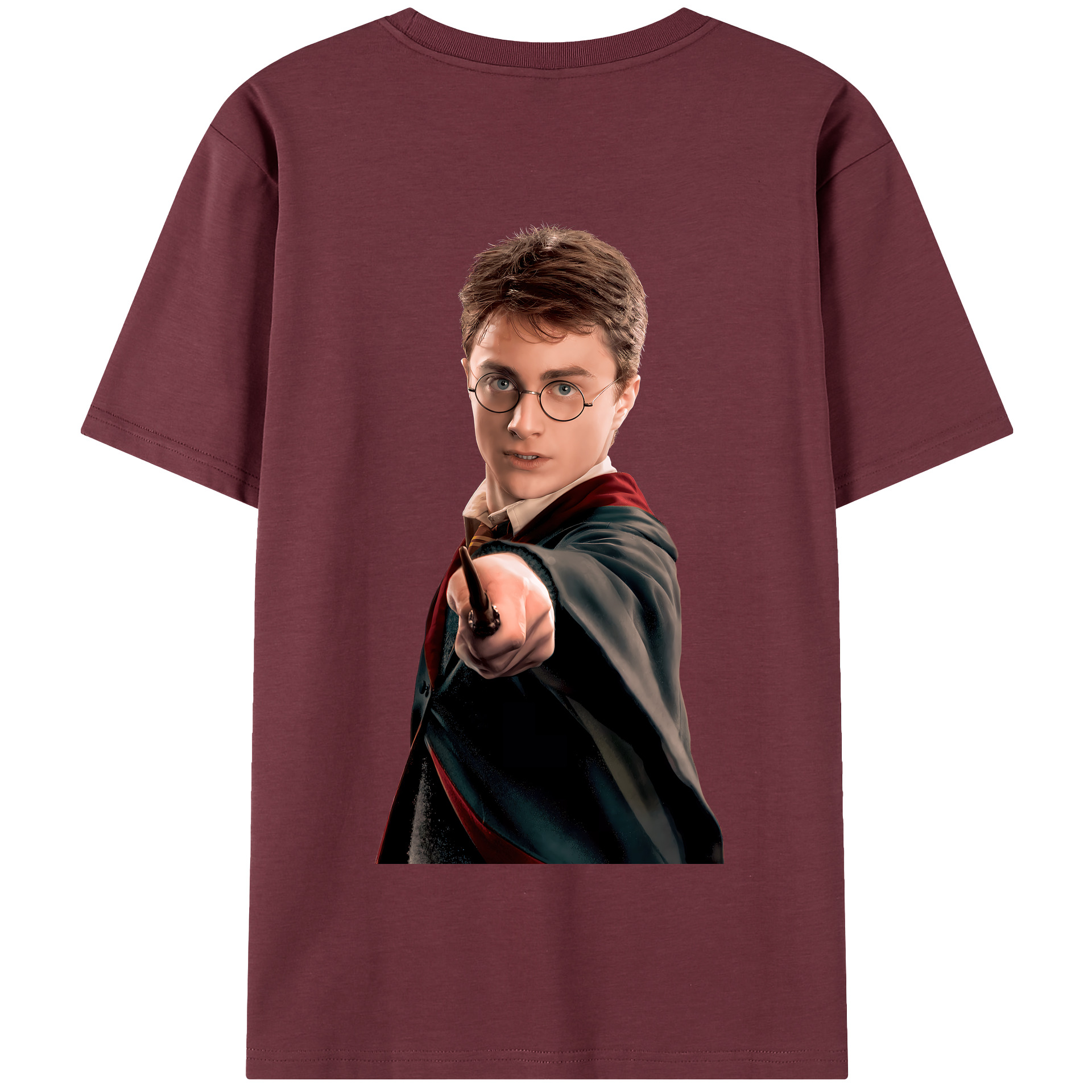（画像用） Harry Potter ハリー・ポッターシリーズ 綿100％半袖Tシャツ（背面プリント）